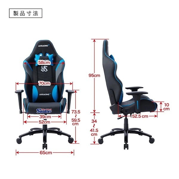 AKRacing ߥ󥰥 䥯ȥǥ AKR-TOKYO/YAKULT/SWALLOWS-CHAIR ꥯ饤˥ 쥹Ⱦ ꡦ󥻥Բġ̳ƻΥԲġ --