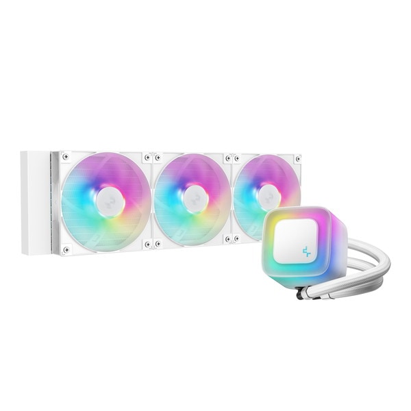 DeepCool 簡易水冷クーラー 360mm RGB [ホワイト] DeepCool-CASTLE 360EX WHITE
