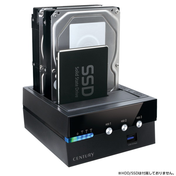 Century �������꡼ CROS3U10GCISH ��²�Τ�Ω���� 3Bay IS USB10G Hub�ڥ���󥻥��Բġ��̳�ƻ����Υ�������Բġ� -������-