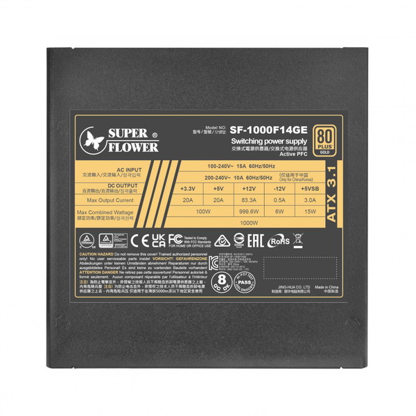 4571388281214 SUPER FLOWER PC電源 LEADEX III GOLD 1000W ATX3.1