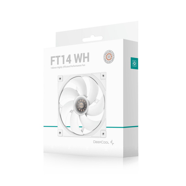 DeepCool �������ե��� R-FT14-WHWPN1-G FT14 �ۥ磻�� 140mm�ե��� FDB��� PWM���� ��������ݥ��å��Ǻ���� �ɿХ���ѡ���� �ڥ���󥻥��Բġ��̳�ƻ����Υ�������Բġ�