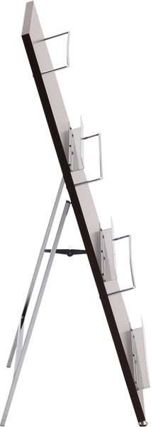 不二貿易 ウッドマガジンラック デコール 3段 ワイド HGL-5890 商品コード82308【代引・日時指定・キャンセル不可・北海道沖縄離島配送不可】 -お取リ寄せ-