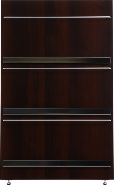 不二貿易 ウッドマガジンラック デコール 3段 ワイド HGL-5890 商品コード82308【代引・日時指定・キャンセル不可・北海道沖縄離島配送不可】 -お取リ寄せ-