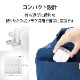 ELECOM ���쥳�� MPA-ACCP25WH AC���Ŵ� USB���󥻥�� Type-C�ݡ��ȡ�2 ���40W ���� ���� �ۥ磻�ȡڥ���󥻥��Բġ��̳�ƻ����Υ�������Բġ�