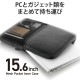 ELECOM エレコム BM-IBMP15BK パソコンケース 15.6インチ ノートパソコン 小物収納可能 【 MacBook Air / Pro ~16インチ その他各種対応 】 撥水加工 裏起毛素材 360度耐衝撃 ブラック【キャンセル不可・北海道沖縄離島配送不可】