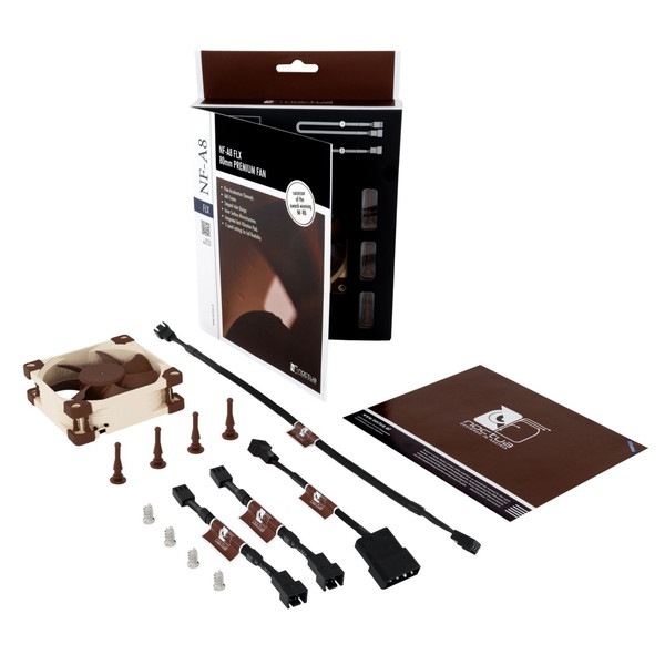 NOCTUA �������ե��� NF-A8 FLX �Ų� 80mm �Υ�����16.1dB �ڥ���󥻥��Բġ��̳�ƻ����Υ�������Բġ�