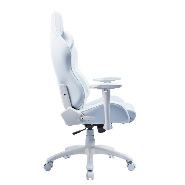 AKRacing ゲーミングチェア 本田翼監修オリジナルカラーモデル ハイタイプ AKR-TSUBASA/HONDA/HIGH ホワイト×ブルーグレー リクライニング アームレスト昇降 【代引・日時指定・キャンセル不可・北海道沖縄離島配送不可】 -お取り寄せ-