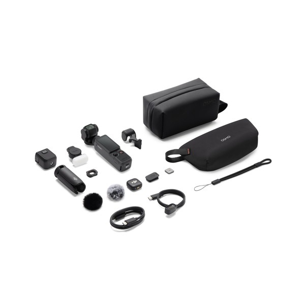 DJI �ӥǥ������ OP4401 Osmo Pocket 4 ���ꥨ������ ����� (1�����CMOS 4K/240fps �ݥ��åȥ���Х륫��� / 3����֥����� ��ž�����å����� 2�ܥ����쥹������/ �����4K ���ƻ��֡�240ʬ ���ν��̡�190.5g) Osmo Pocket 4 Creator Combo�ڥ���󥻥��Բġ��̳�ƻ����Υ�������Բġ�