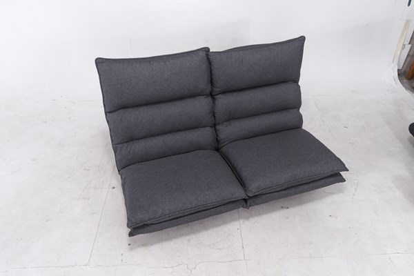 4953980192073 不二貿易 ダブルクッション座椅子 フィット2 2P DGY XY