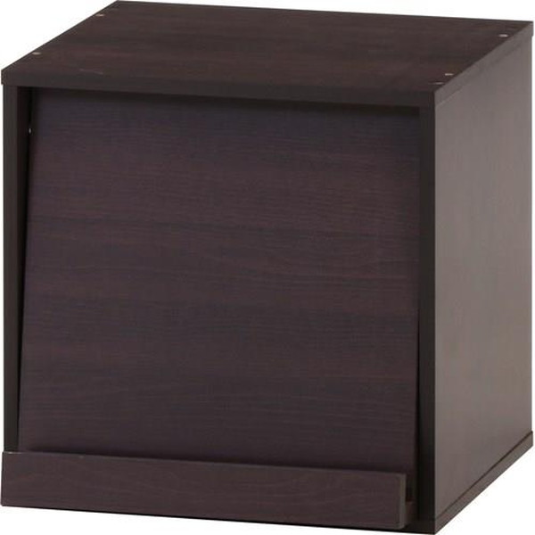 不二貿易 キューブボックス フラップ扉 BR FBC489 商品コード99893【代引・日時指定・キャンセル不可・北海道沖縄離島配送不可】 -お取リ寄せ-