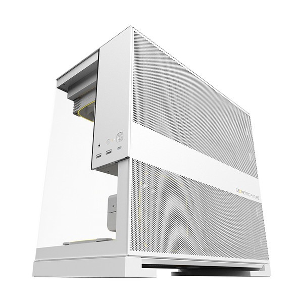 GEOMETRIC FUTURE �ߥ˥�� PC������ �ԥ顼�쥹 MODEL 3 WITH 5FAN MODEL 3PLUS GF-M3-WT PLUS �ۥ磻�� 120mm Micro-ATX��ITX �б� �������� �ڥ���󥻥��Բġ��̳�ƻ����Υ�������Բġ�