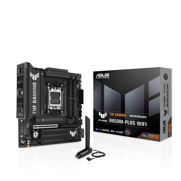 ASUS マザーボード TUF GAMING B850M-PLUS WIFI micro-ATX SocketAM5 AMD/B850 DDR5 【キャンセル不可・北海道沖縄離島配送不可】