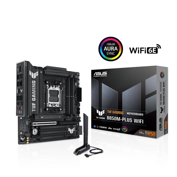 ASUS マザーボード TUF GAMING B850M-PLUS WIFI micro-ATX SocketAM5 AMD/B850 DDR5 【キャンセル不可・北海道沖縄離島配送不可】