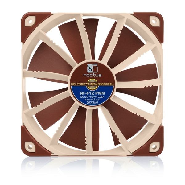 NOCTUA �������ե��� NF-F12 PWM �Ų� 120mm �Υ�����22.4dB �ڥ���󥻥��Բġ��̳�ƻ����Υ�������Բġ�