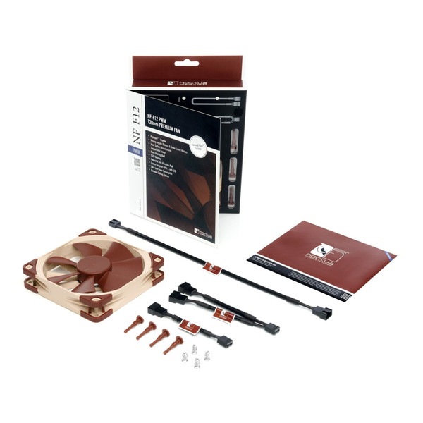 NOCTUA �������ե��� NF-F12 PWM �Ų� 120mm �Υ�����22.4dB �ڥ���󥻥��Բġ��̳�ƻ����Υ�������Բġ�