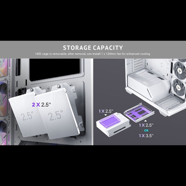 Antec ピラーレスガラス搭載 冷却型PCケース 「Constellation C3 ARGB」 C3 ARGB White ホワイト 白【キャンセル不可・北海道沖縄離島配送不可】