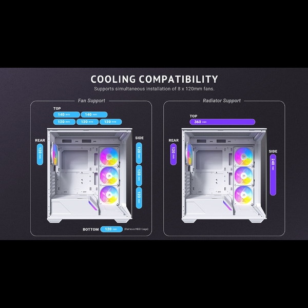 Antec ピラーレスガラス搭載 冷却型PCケース 「Constellation C3 ARGB」 C3 ARGB White ホワイト 白【キャンセル不可・北海道沖縄離島配送不可】
