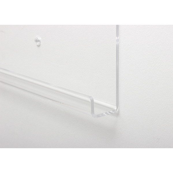 クロシオ アクリリック ウォールシェルフ W60浅型2個組 23407 【代引・日時指定・キャンセル不可・北海道沖縄離島配送不可】 -お取り寄せ-