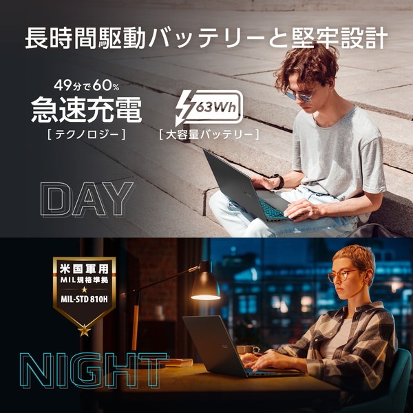 ASUS 16.0型ワイド ゲーミングノート V3607VH-C7165R5050WP Intel Core7 240H NVIDIA GeForce RTX 5050 メインメモリ16GB/512GB Windows11 Home 64ビット ブラック