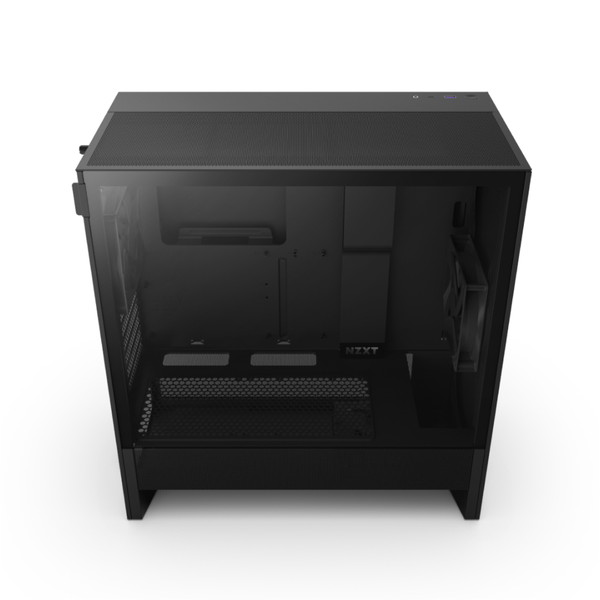 NZXT �ߥɥ륿� PC������ H5 Flow (2024) CC-H52FB-01 120mm�ե���x2 ɸ����� �֥�å� �ڥ���󥻥��Բġ��̳�ƻ����Υ�������Բġ�
