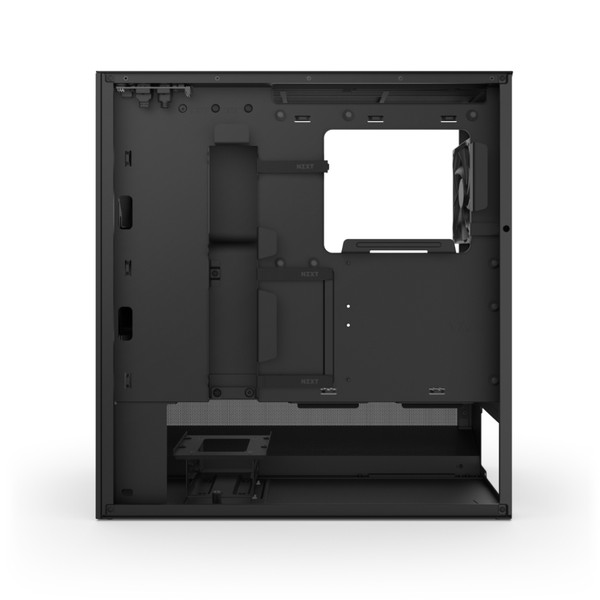NZXT �ߥɥ륿� PC������ H5 Flow (2024) CC-H52FB-01 120mm�ե���x2 ɸ����� �֥�å� �ڥ���󥻥��Բġ��̳�ƻ����Υ�������Բġ�
