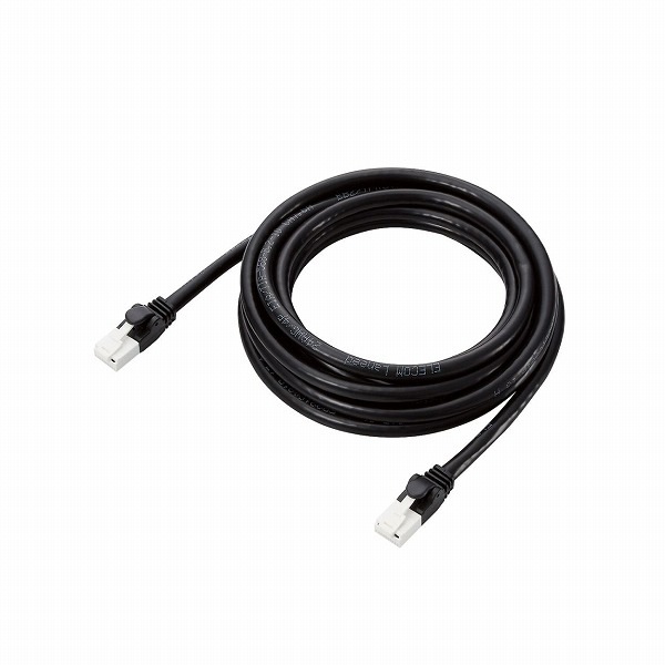 ELECOM ���쥳�� GM-LDGPAT/BK30 LAN�����̎ގ� PS5�б� CAT6A ���ޤ��ɻ� 3.0m �̎ގ׎��� �ڥ���󥻥��Բġ��̳�ƻ����Υ�������Բġ�