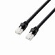 ELECOM ���쥳�� GM-LDGPAT/BK30 LAN�����̎ގ� PS5�б� CAT6A ���ޤ��ɻ� 3.0m �̎ގ׎��� �ڥ���󥻥��Բġ��̳�ƻ����Υ�������Բġ�