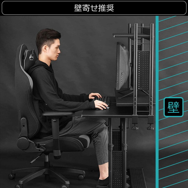 Bauhutte バウヒュッテ デスクラック2 BHS-1200HN-BK ブラック 【代引・日時指定・キャンセル不可・北海道沖縄離島配送不可】 -メーカー直送- ※メーカー在庫潤沢