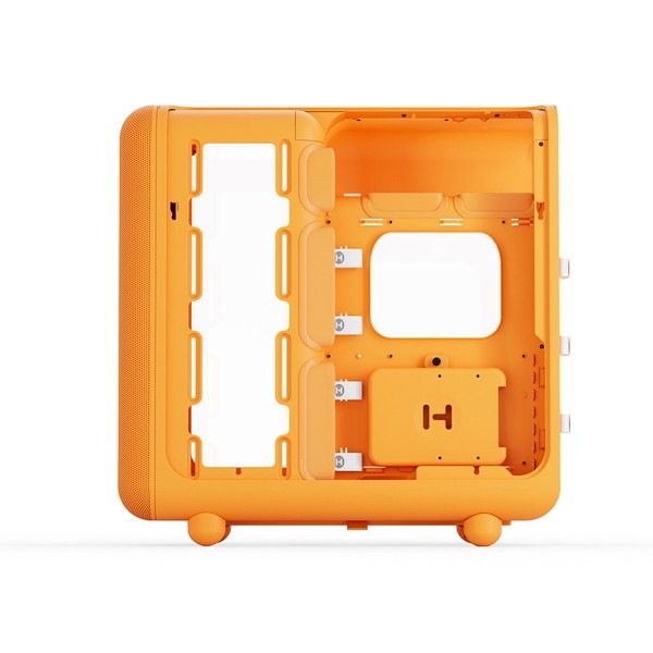 HYTE PC������ X50 Astral Orange ����� �ߥɥ륿� ���̥ե졼�� �������饹 �饦��ɥǥ����� E-ATX�б� �ڥ���󥻥��Բġ��̳�ƻ����Υ�������Բġ�
