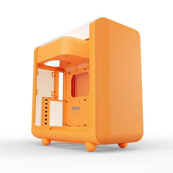 HYTE PC������ X50 Astral Orange ����� �ߥɥ륿� ���̥ե졼�� �������饹 �饦��ɥǥ����� E-ATX�б� �ڥ���󥻥��Բġ��̳�ƻ����Υ�������Բġ�
