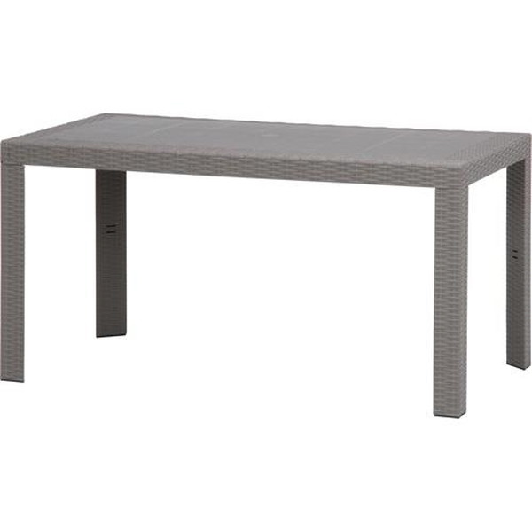 不二貿易 ステラ テーブル 80×140 グレー(12288) URANO 商品コード49925【代引・日時指定・キャンセル不可・北海道沖縄離島配送不可】 -お取リ寄せ-
