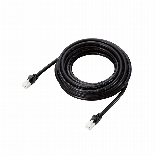 ELECOM ���쥳�� GM-LDGPAT/BK50 LAN�����̎ގ� PS5�б� CAT6A ���ޤ��ɻ� 5.0m �̎ގ׎��� �ڥ���󥻥��Բġ��̳�ƻ����Υ�������Բġ�