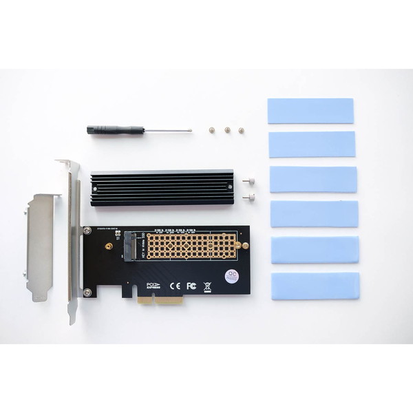 ���ͻָ� M.2 NVMe SSD �� PCI Express x4��³�Ѵ��ܡ��� M.2H-PCIE �ڥ���󥻥��Բġ��̳�ƻ����Υ�������Բġ�