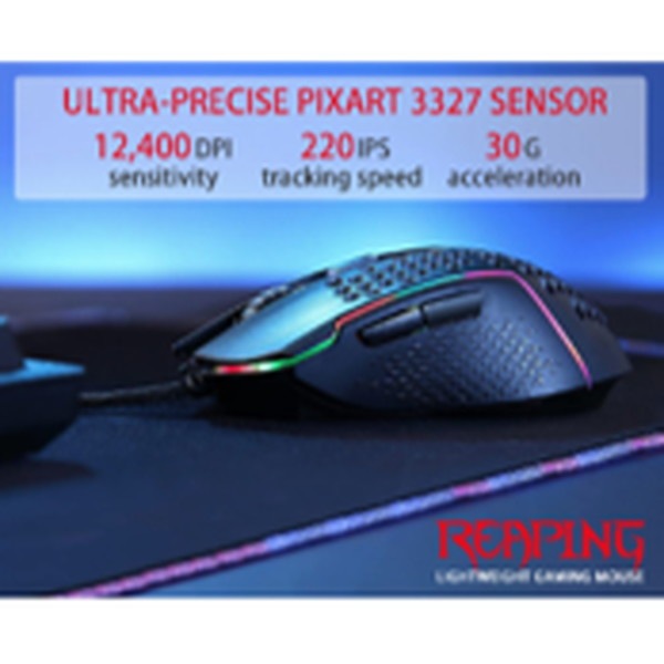 REDRAGON 55����� RGB�����ߥ󥰥ޥ��� REAPING M987-KTI �֥�å� �ڥ���󥻥��Բġ��̳�ƻ����Υ�������Բġ� -������-