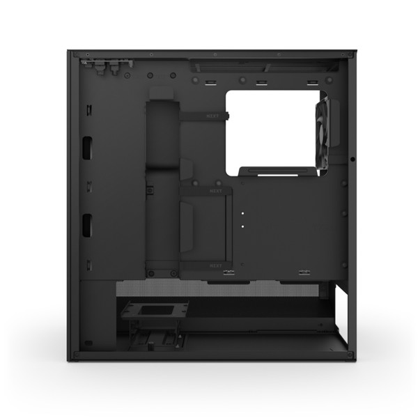 NZXT �ߥɥ륿� PC������ H5 Flow RGB (2024) CC-H52FB-R1 120mm3Ϣ�ե���x1 120mm�ե���x1 ɸ����� �֥�å� �ڥ���󥻥��Բġ��̳�ƻ����Υ�������Բġ�