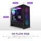 NZXT �ߥɥ륿� PC������ H5 Flow RGB (2024) CC-H52FB-R1 120mm3Ϣ�ե���x1 120mm�ե���x1 ɸ����� �֥�å� �ڥ���󥻥��Բġ��̳�ƻ����Υ�������Բġ�