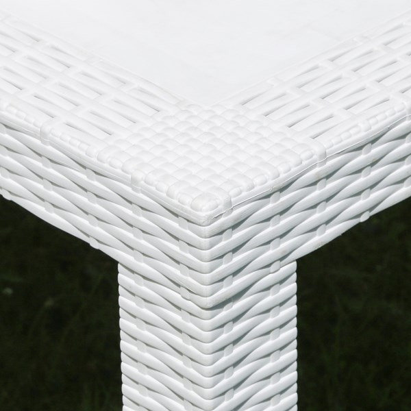 4953980125187 不二貿易 ステラ テーブル 80×140 ホワイト(12518