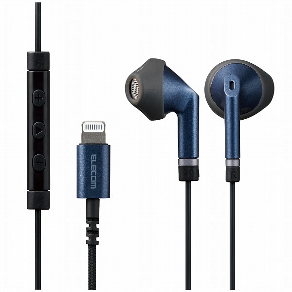 ELECOM ���쥳�� EHP-LFS10IMBU ���Îڎ����ԎΎ� ���Ў����̎ߎݷ� Lightning �ώ����� Fast Music LFS10I 13.6mm�Ďގ׎��ʎގ� ���ѵ׎����̎ގ� �̎ގَ� �ڥ���󥻥��Բġ��̳�ƻ����Υ�������Բġ�