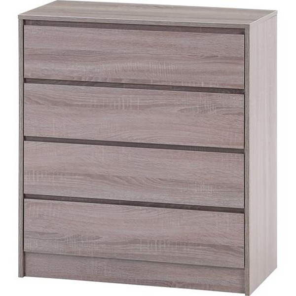 不二貿易 工具不要4段チェスト GY 商品コード99455【代引・日時指定・キャンセル不可・北海道沖縄離島配送不可】 -お取リ寄せ-