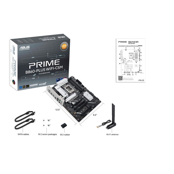ASUS �ޥ����ܡ��� PRIME B860-PLUS WIFI-CSM LGA1851 Intel B860 ATX DDR5 �ڥ���󥻥��Բġ��̳�ƻ����Υ�������Բġ�