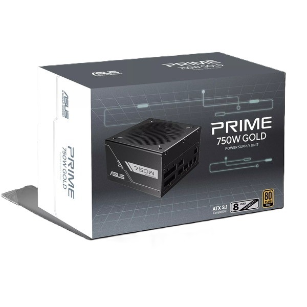 ASUS ���������� PC�Ÿ� PRIME-750G ATX12V / ATX 3.1 PCIe 5.1�б� �ǥ奢��ܡ���٥���󥰥ե��� 80 PLUS Gold / Cybenetics Goldǧ�� �ݾڡ�8ǯ�ڥ���󥻥��Բġ��̳�ƻ����Υ�������Բġ�