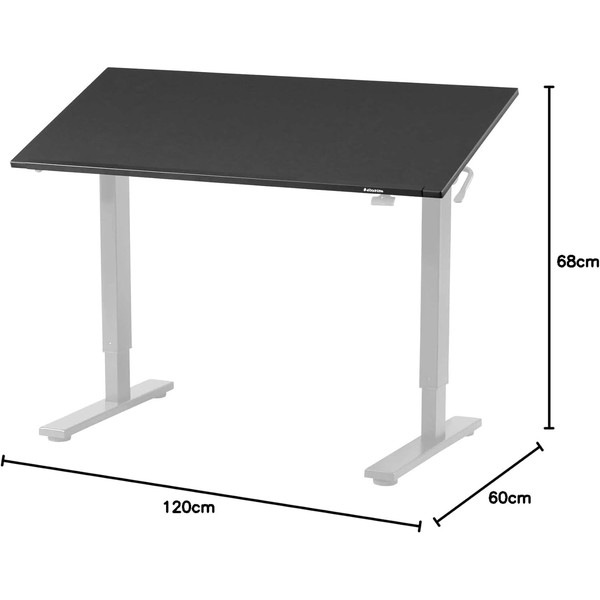 Bauhutte SAチルトデスク 【天板】 BHD-1200SACT-BK ブラック イラストレーター向け 角度・高さ調節機能付き ※脚部と天板は別売りです 【代引・日時指定・キャンセル不可・北海道沖縄離島配送不可】 -メーカー直送- ※メーカー在庫潤沢