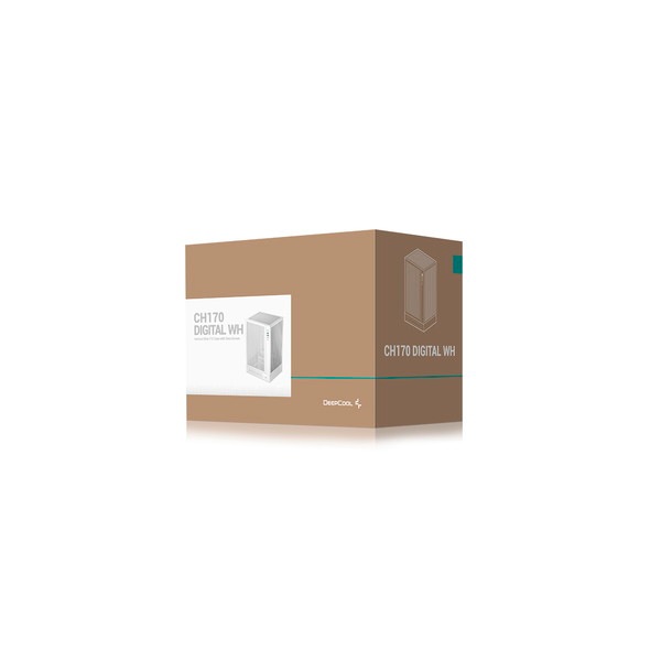 6933412774211 DeepCool PCケース CH170 DIGITAL WH ホワイト R