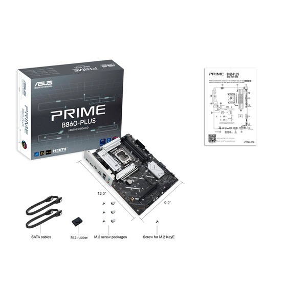 ASUS �ޥ����ܡ��� PRIME B860-PLUS-CSM LGA1851 Intel B860 ATX DDR5 �ڥ���󥻥��Բġ��̳�ƻ����Υ�������Բġ�