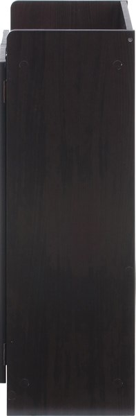 不二貿易 ルーバーシューズボックス(オープントップ) ブラウン SBO-6033BR 商品コード98993【代引・日時指定・キャンセル不可・北海道沖縄離島配送不可】 -お取リ寄せ-