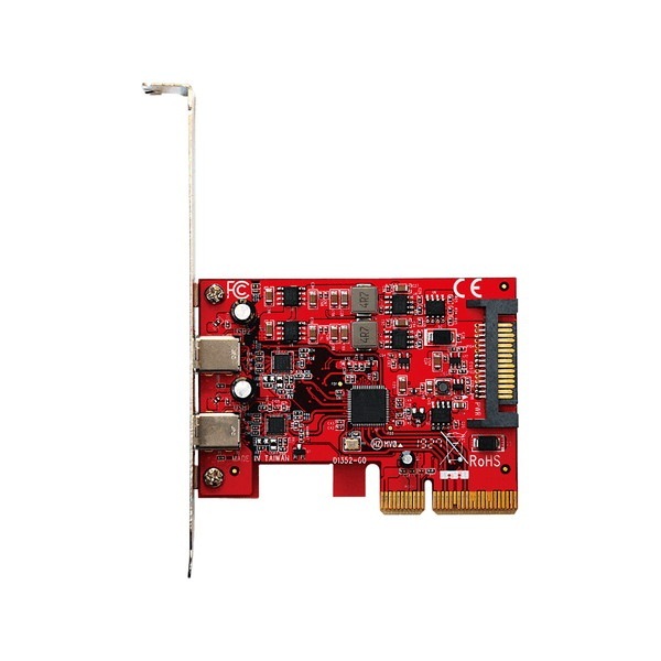 ���ͻָ� ASMedia���� ASM3142��� USB3.2 Gen2 Type-C x2 ���󥿡��ե����� (PCI-Express x4��³) USB3.2C-P2-PCIE3 �ڥ���󥻥��Բġ��̳�ƻ����Υ�������Բġ�