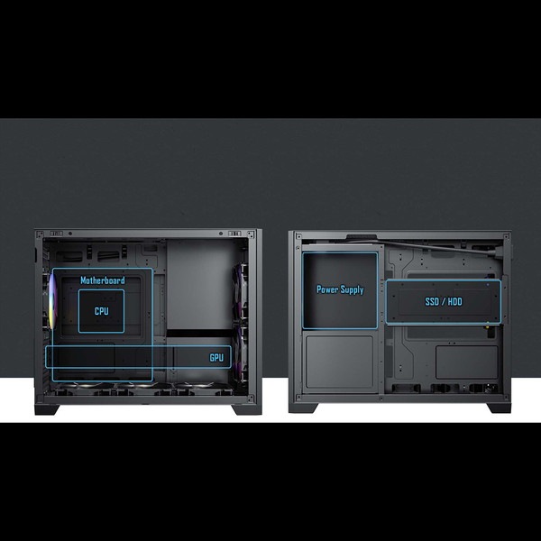 0761345102537 Antec ミニタワーPCケース FLUX M メッシュパネル