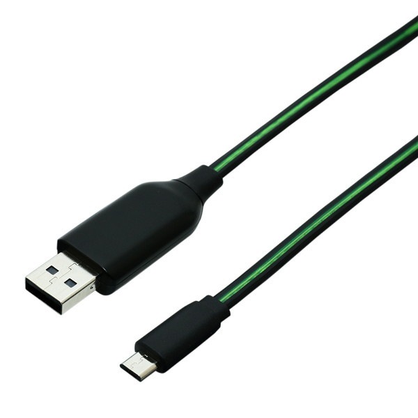 �ߥ襷 LED�դ�USB�����̎ގ� microUSBü�Ҏ��ގ؎��� 1m SLE-M10/GN ������