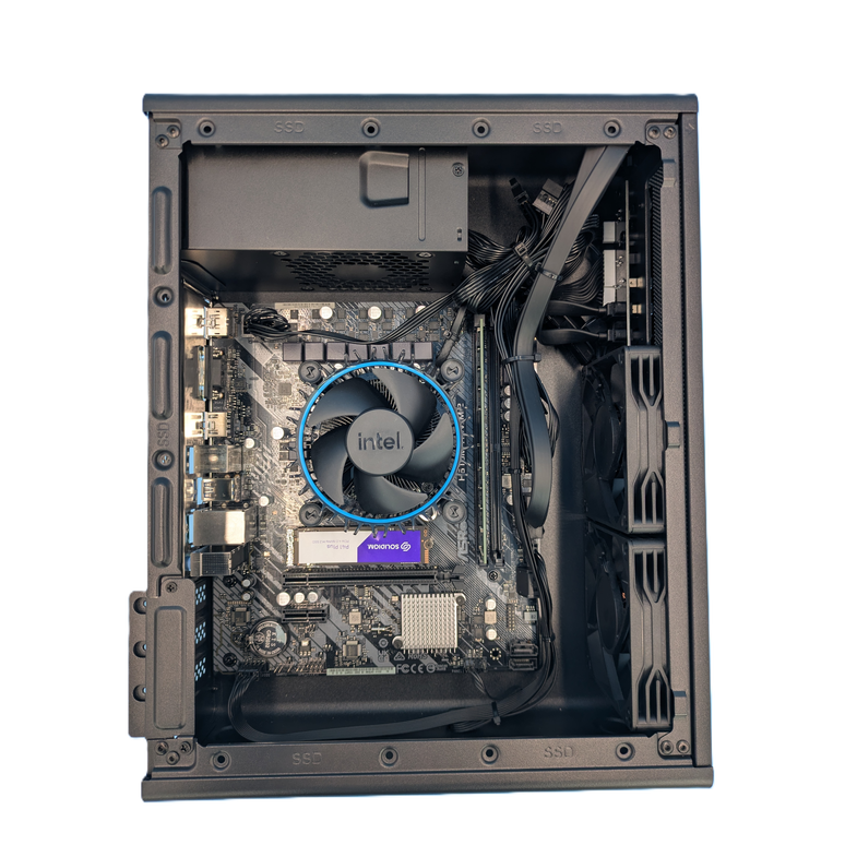 【 AI PC 】Starter (Core Ultra7 265/メモリ:DDR5 32GB(16GBx2)/SSD:2TB NVMe M.2 Gen4/HDD:-/電源:300W 80PLUS Bronze/グラボ:-) RogressAI-448742 カスタマイズ可能 BTOパソコン N1