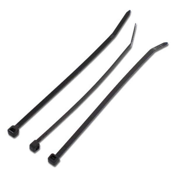 AINEX アイネックス ケーブルバンド ロング ブラック 14cm 25pcs【キャンセル不可・北海道沖縄離島配送不可】 -お取り寄せ-